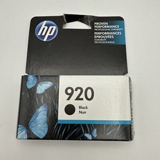 Genuine HP 920 Black Ink OfficeJet 6000 6500 6500A 7000 7500 Retail Box 11/19
