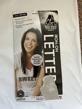 Horizon Group USA Iron-On Letters Animal Print 49 Pieces New in Package