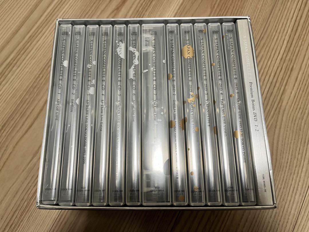 X VISUAL SHOCK DVD BOX 1989-1992 X JAPAN COMPLETE Ⅱ DVD BOX X VISUAL SHOCK DVD BOX 1989-1992 X JAPAN COMPLETE Ⅱ DVD BOX