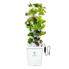 Hydroponic Tower Growing System，30 Pods Vertical Garden，Suitable f