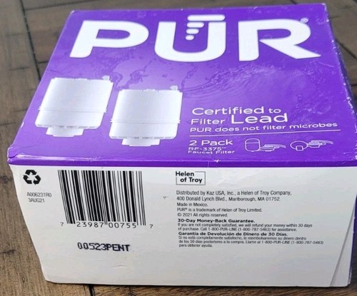Paquete de 2 filtros sellados de repuesto de filtro de agua para grifo PUR RF-3375 genuino - Imagen 5 de 6