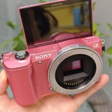 Sony Alpha a5000 ILCE 5000 PINK 20.1 MP Digital Camera Body only English