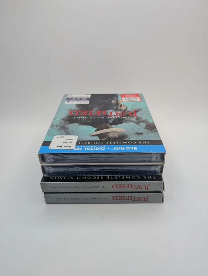 Justified DVD & Blu-ray Lot– Seasons 1–2 (Used DVDs) + Seasons 3–4 (New Blu-ray) Foto 3 de 4