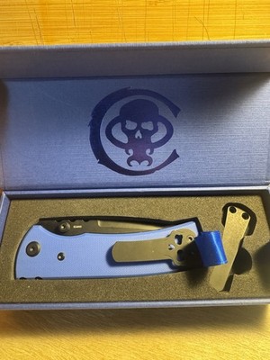 Chaves Redencion 229 Blue Label Blue G-10 Scales Drop Point