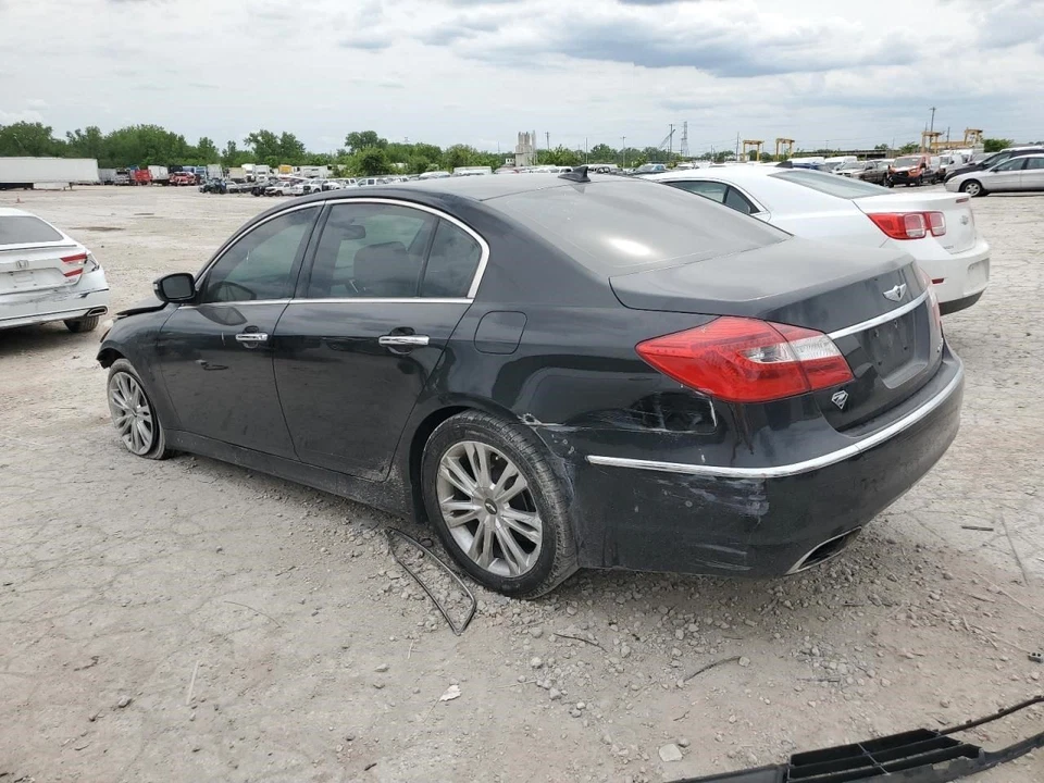 2009-2014 HYUNDAI GENESIS Fuel Filler Door Gray 695103M000 - Image 3 of 4