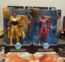 McFarlane Toys DC Multiverse Gold Label Commander Steel & Sinestro (Parallax)