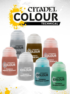 Citadel Acrylfarbe - technisch - 21 Farben zur Auswahl - Warhammer Farben