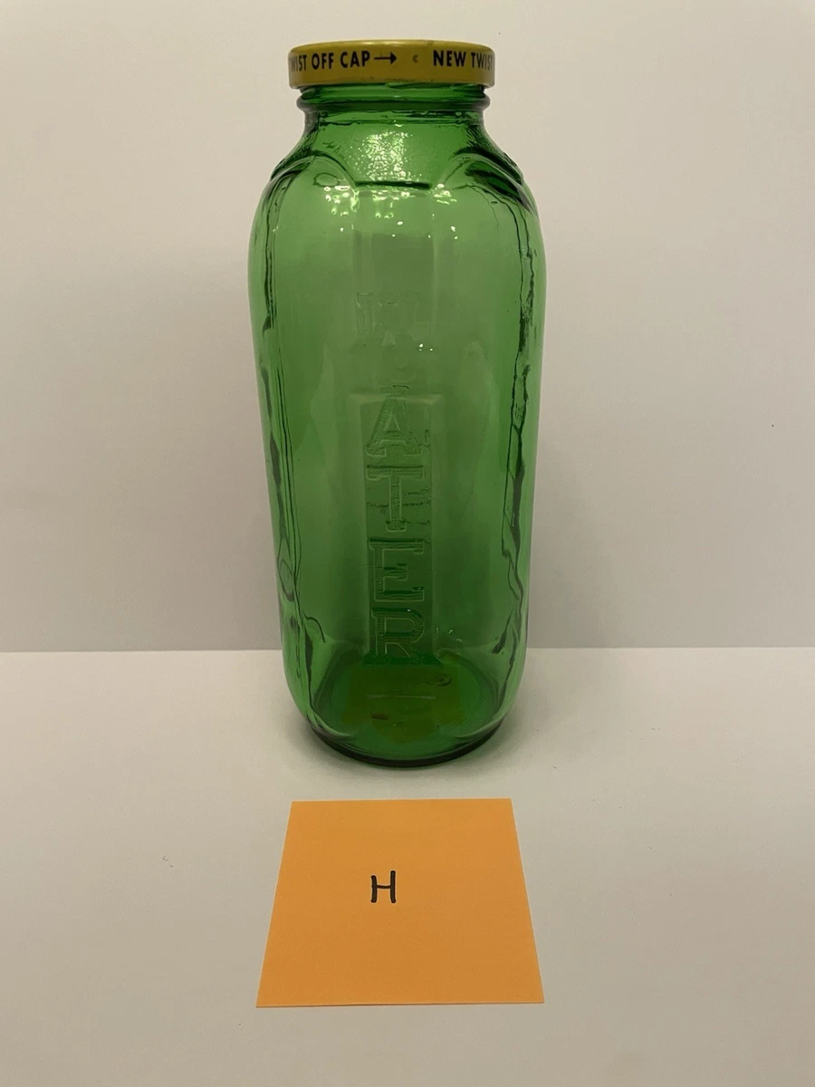 Green Water Juice Bottle In Collectible Jars 1900-Now for sale | eBay