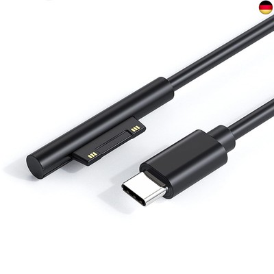 Surface Pro USB-C-Ladekabel, 15V Connection to USB-C Cable, Compatible with