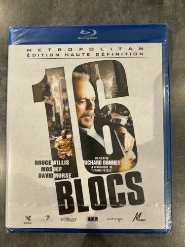 16 BLOCS - film de RICHARD DONNER avec BRUCE WILLIS en BLU-RAY zone B - Photo 1/2