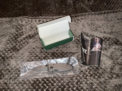 CRKT Squid 2490KS Burnley Design Black Folding Knife - New