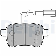 Satz Bremsbeläge Bremsklötze hinten für Alfa Romeo Giulietta 940 | 24577262