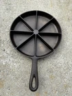 VTG BSR Cast Iron Cornbread Skillet 8-Wedge Model 9" Birmingham Stove Range USA
