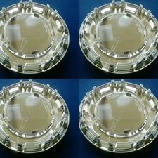 4 PCS 2007-14 WHEEL CENTER CAP AFTERMARKET FOR CADILLAC ESCALADE CHROME CREST