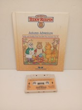 Vintage Teddy Ruxpin Autumn Adventure Book  Cassette WoW 1985 loose