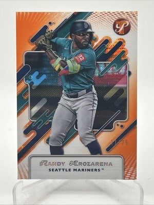 2025 Topps Pristine - Randy Arozarena #239 Orange Refractor /25