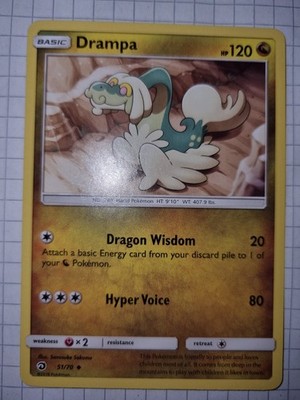 Pokémonkarte Sen-Long 51/70 Majestät der Drachen Original