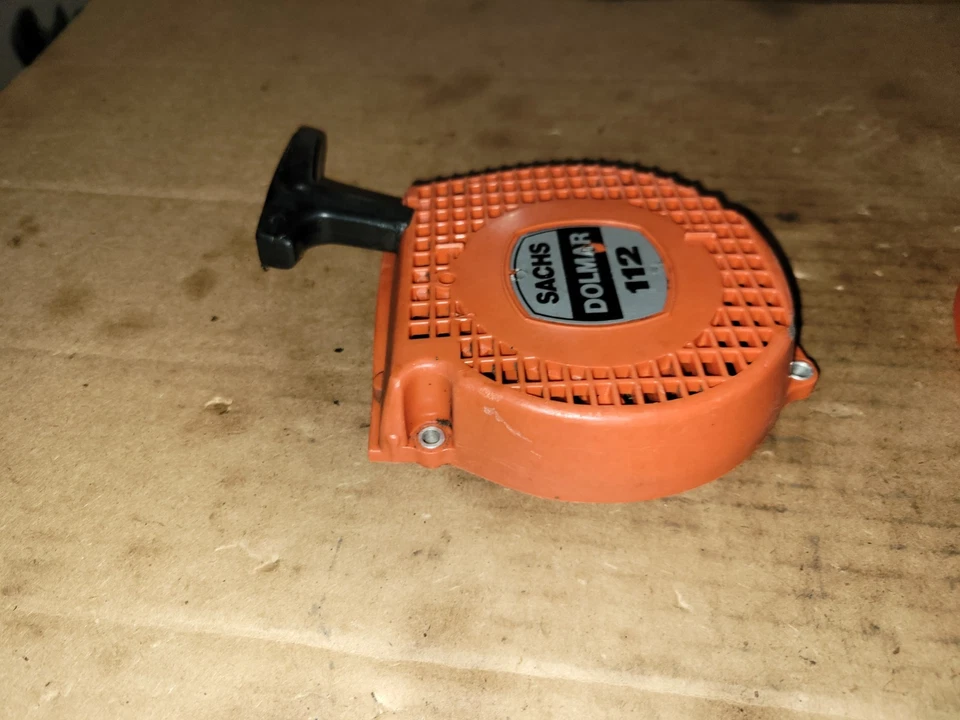 Motosierra Dolmar 112 Retroceso Tirador Arrancador Usado Motosierra Parte Foto 4 de 4