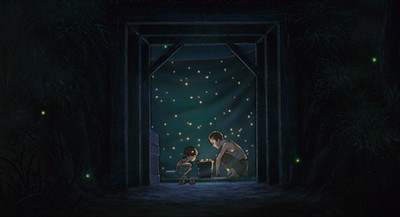 Anime grave of the fireflies studio ghibli Custom Gaming Mat Desk