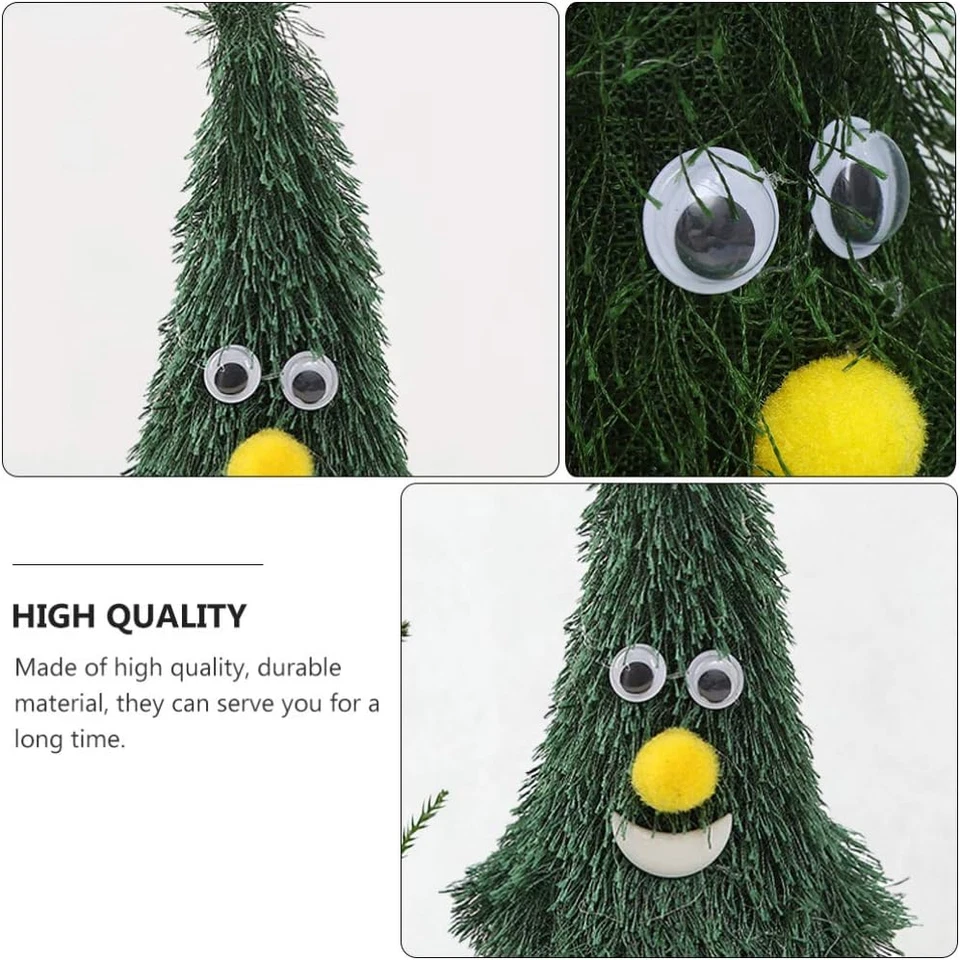 2 Pezzi Di Albero Di Natale Danzante Tintinnio Di Campane Che Canta E Balla Albe - Immagine 4 di 4