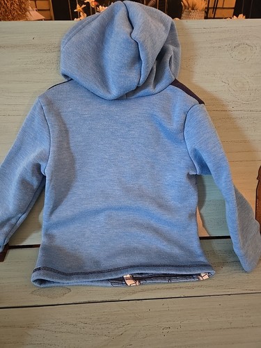 THOMAS & FRIENDS Kids Blue & Gray Hooded Pull-Over Sweatshirt Size 5 Boys Child - Picture 7 of 9