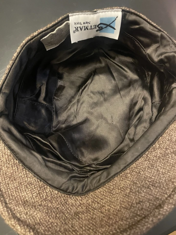 Marrón Con Flor Monocromático Damas Noticias Niño Sombrero Setmar Nueva York Foto 4 de 4