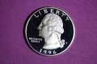 ESTATE FIND 1996 S PROOF SILVER WASHINGTON QUARTER #K58772