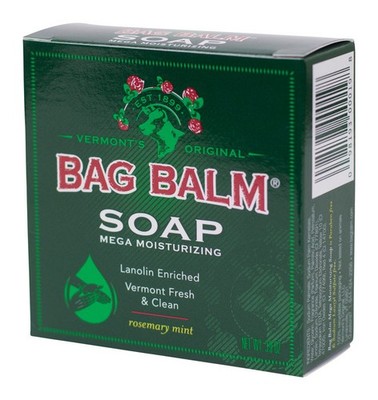 Bag Balm BBS Mega Hydrating Rosemary Mint Scent Soap 3.9 oz.