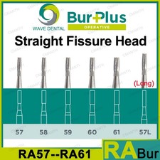WAVE Dental Carbide Burs Straight Fissure Head Bur Latch 2.35mm RA For Low Speed