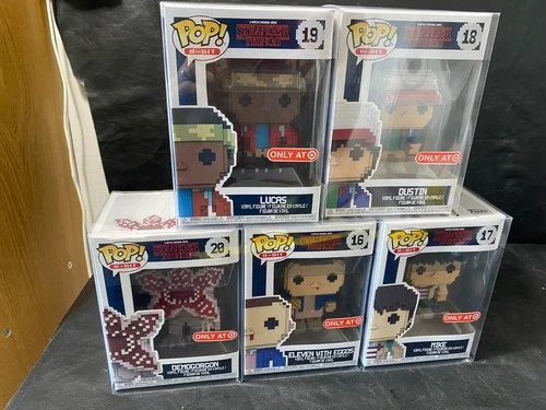 FUNKO POP Stranger Things 16-20 Lucas Dustin Mike Demogorgon Eleven 8-bit Target