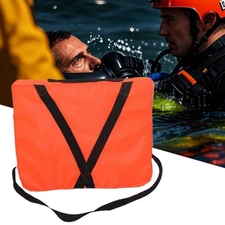 Boat Throwable Flotation Device High Buoyancy Boat Throw Cushion With Strap