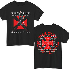 Camiseta retro rockera vintage 1989 The Cult Sonic Temple Tour