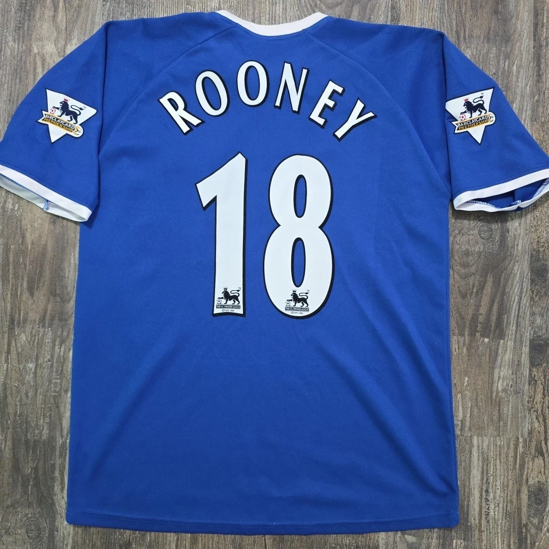 Wayne Rooney Everton International Club Soccer Fan Apparel and