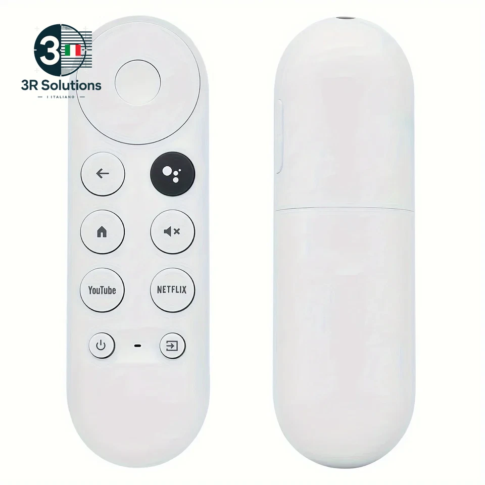 Telecomando Vocale Sostitutivo Compatibile Con Google Chromecast 4K Snow Smart T