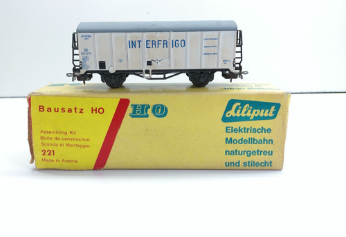 Liliput H0 gedeckter Güterwagen 524221 - DB - in EVP # 9846 | Condition: Gebraucht