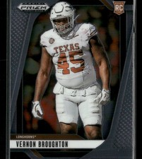 2025 Panini Prizm Draft Picks Vernon Broughton 125 RC Texas Longhorns
