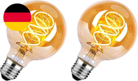 E27 Led Vintage GlüHbirne, Edison Vintage GlüHbirne E27 Dimmbar 4W Warmweiß,Retr