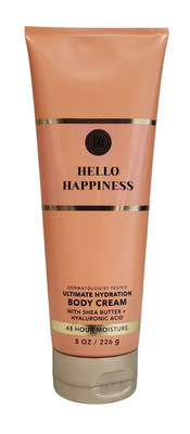 NEW Bath & Body Works Hello Happiness Ultimate Hydration Body Cream, 8 oz