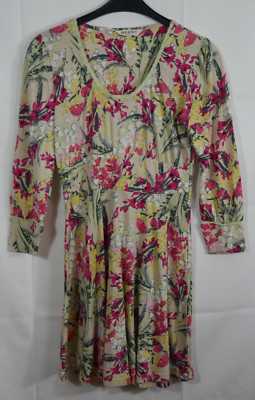 Damen BRAINTREE Traumhaftes Stretch Kleid Blumen Größe 36/38 WIE NEU!