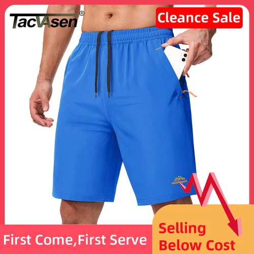 Mens Hiking Shorts 9" Quick Dry Lightweight Golf Running Workout Athletic Shorts