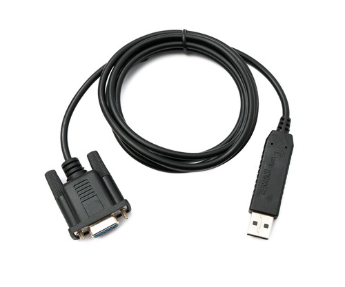 PCsensor USB 2.0 Cable 150 Cm Type A To RS232 DB9 Socket CH340 Chip In Black - Picture 2 of 4