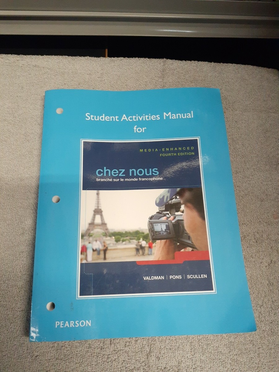 【新品】フランス語教材　chez nous / student manual Student Activities Manual for Chez Nous : Branché Sur le Monde