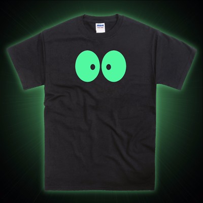 Anime Soot Sprite Dust Bunny Totoro Eyes Glow in the Dark T-Shirt