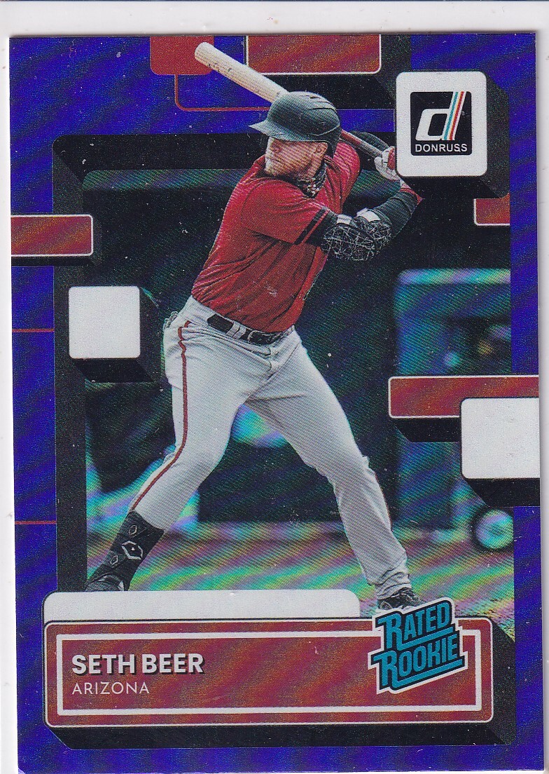 2022 Donruss #58 Seth Beer Holo Purple NM