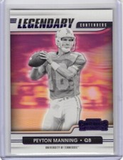 PEYTON MANNING 2021 Contenders Draft Picks LEGENDARY CONTENDERS PURPLE #13
