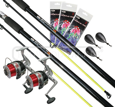 12ft fishing rod and reel Beachwalker Surf & Combo | Extreme Distance metal gears Penn Wrath II Spinning Combo