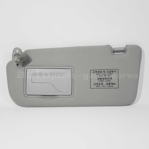Genuine 852012G010QW 852022G010QW Sun Visor Gray LH RH=1SET KIA MAGENTIS 06-10 - Picture 7 of 12