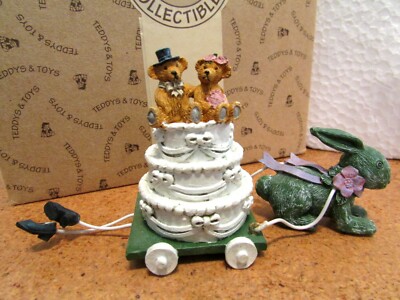 Springtime Wedding Teddy's Wedding Day Lang & Wise Teddy & Toys Collectibles MIB