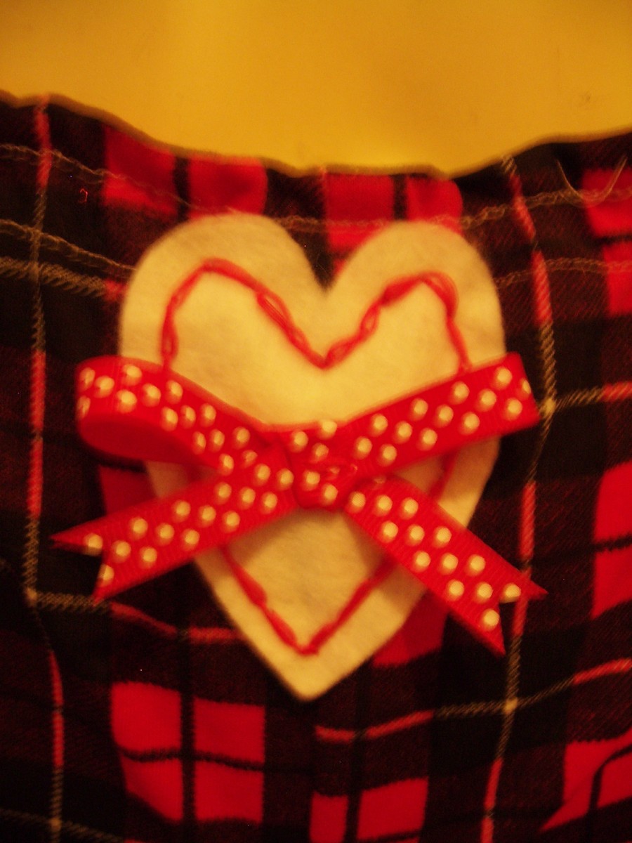 ハート tartan bloomers with white lace & heart!Pin-up,1940's 1950's