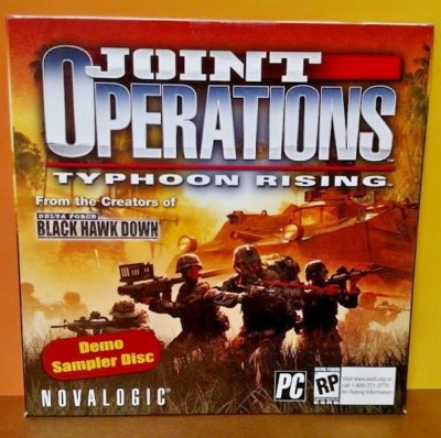 #ad BRAND NEW SEALED Joint Operations Typhoon Rising Demo Disc PC DVD Rom Software $10.78